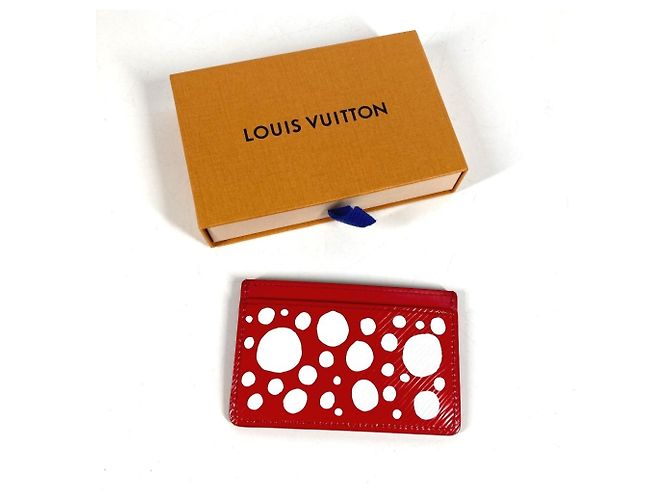 Tarjetero de piel Epi Louis Vuitton Blanco Roja - vista 9