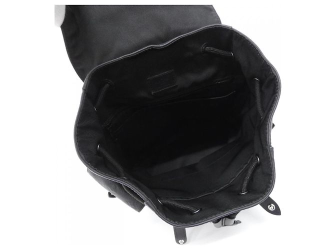 Zaino Louis Vuitton Taurillon Monogram Christopher PM Nero - vista 8