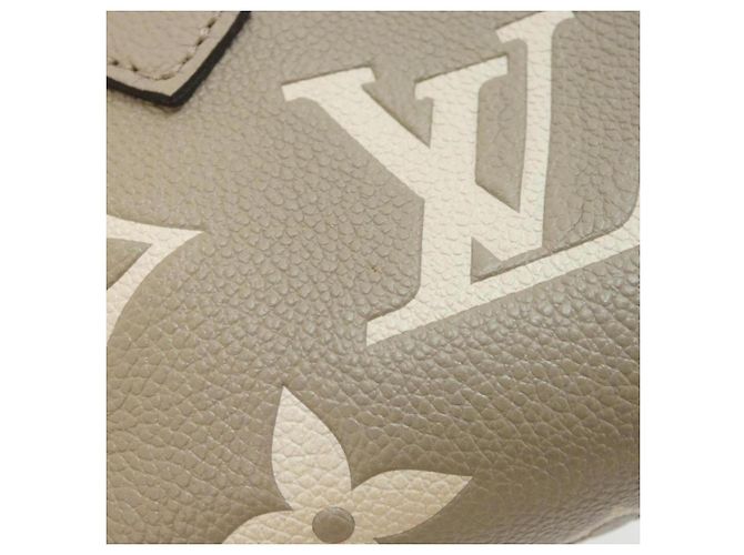 Borsa Boston Louis Vuitton Bicolor Monogram Empreinte Nano Speedy Grigio Crudo - vista 3