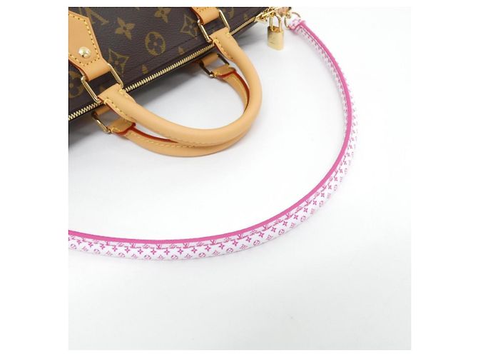 Borsa Louis Vuitton Monogram Speedy Soft Boston Marrone Arancione - vista 4