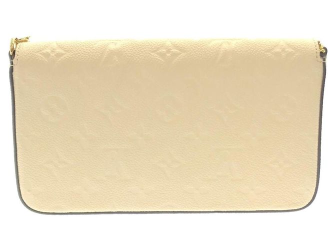 Louis Vuitton Monogram Empreinte Pochette Felicie Bianco - vista 2