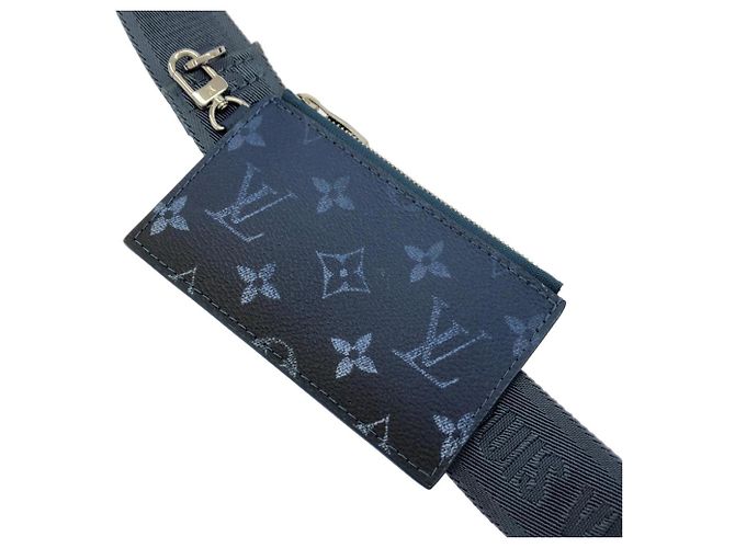 Portafoglio Gaston Monogram Gradient Louis Vuitton Rosso Blu - vista 6