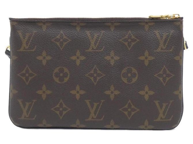 Borsa a tracolla Pochette Double Zip Monogram Giant Louis Vuitton Marrone Monogramma - vista 2