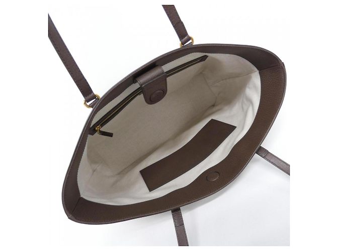 Borsa Gucci GG Canvas Marrone Cammello - vista 6