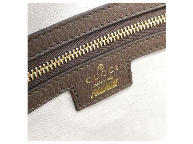 Borsa Gucci GG Canvas Marrone Cammello - vista 7