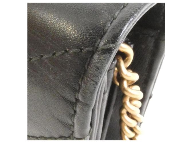 Borsa a Spalla Gucci GG Marmont 474575 DTD1T Nero - vista 5
