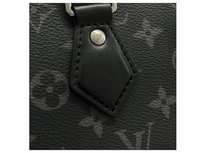 Borsa Louis Vuitton Monogram Eclipse Grand Sac M44733 Nero Monogramma - vista 3
