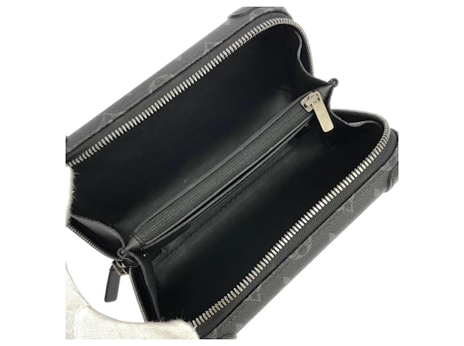 Clutch a tracolla Louis Vuitton Monogram Eclipse Horizon Nero Monogramma - vista 7