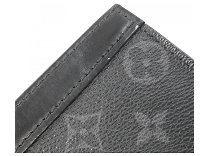 Borsa Louis Vuitton Monogram Eclipse Pochette Voyage MM Nero Monogramma - vista 5