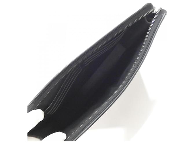 Borsa Louis Vuitton Monogram Eclipse Pochette Voyage MM Nero Monogramma - vista 6