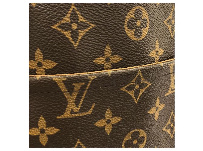 Borsa Louis Vuitton Monogram Odeon GM Marrone Monogramma - vista 5