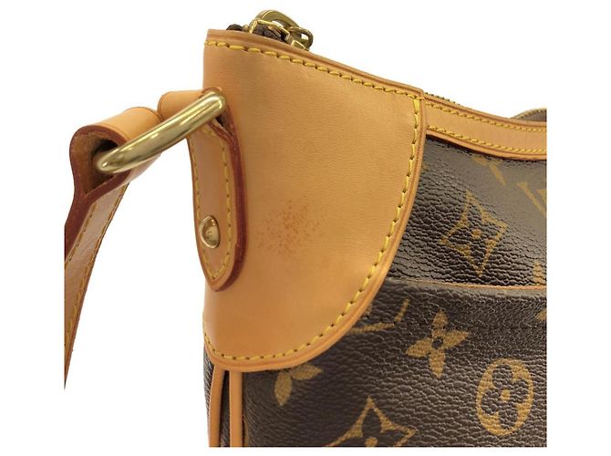 Borsa a tracolla Louis Vuitton Monogram Odeon MM Marrone Monogramma - vista 4