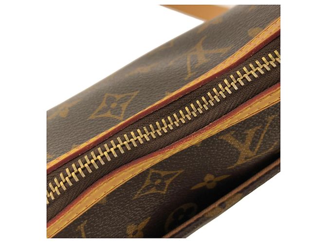 Borsa a tracolla Louis Vuitton Monogram Odeon MM Marrone Monogramma - vista 7