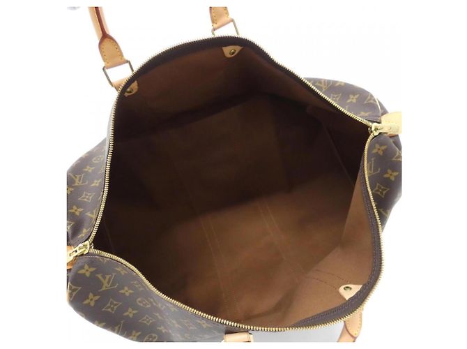 Louis Vuitton Monogram Keepall 55cm Boston Bag Braun Monogramm - Ansicht 6