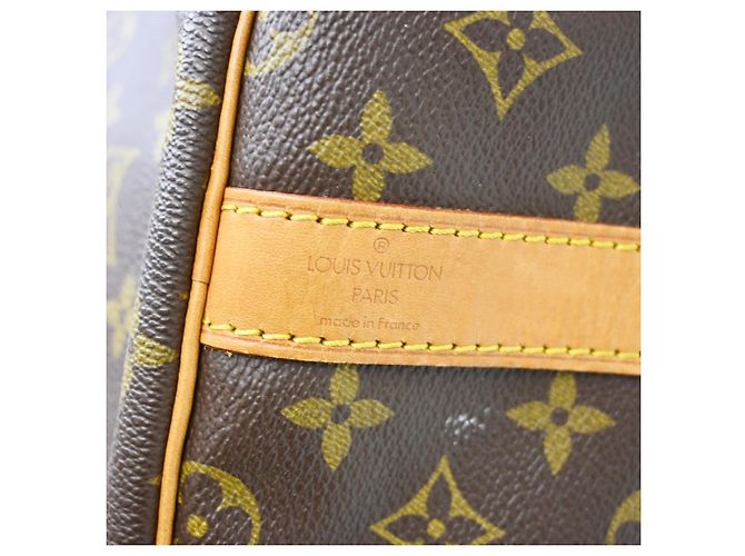 Louis Vuitton Keepall Bandouliere Monogram Canvas 60 Marrone - vista 4
