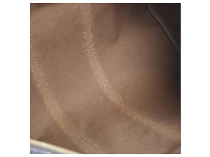Louis Vuitton Keepall Bandouliere Monogram Canvas 55 Marrone - vista 3