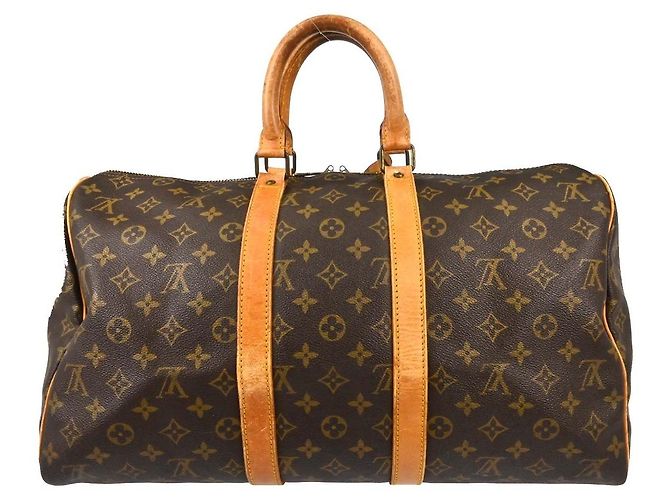 Louis Vuitton Keepall Monogram Canvas 45 Marrone - vista 2