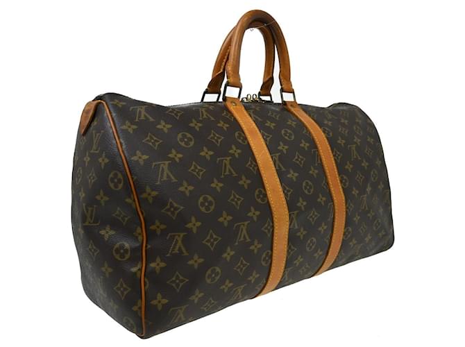 Louis Vuitton Keepall Monogram Canvas 45 Marrone - vista 2