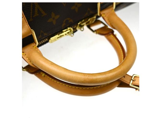 Louis Vuitton Keepall Bandouliere Monogram Canvas 50 Marrone - vista 6