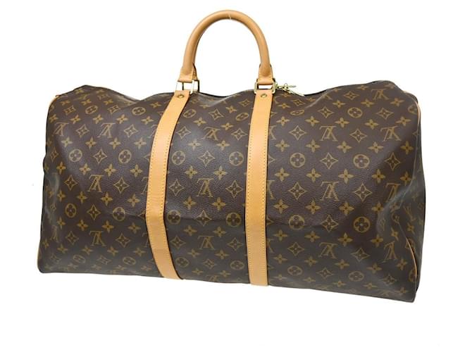 Louis Vuitton Keepall Monogram Canvas 55 Marrone - vista 2