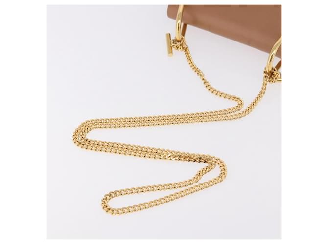 Chloé Chloe Drew Shoulder Leather Mini Beige - vista 7