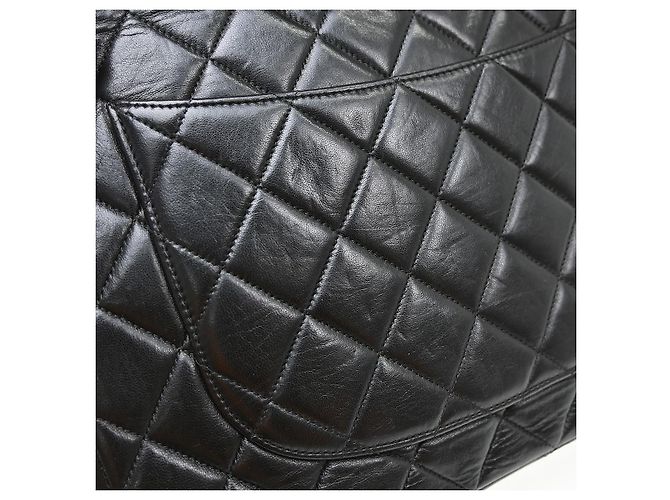 Borsa a tracolla Chanel Flap Chain in raso trapuntato Small Nero - vista 3