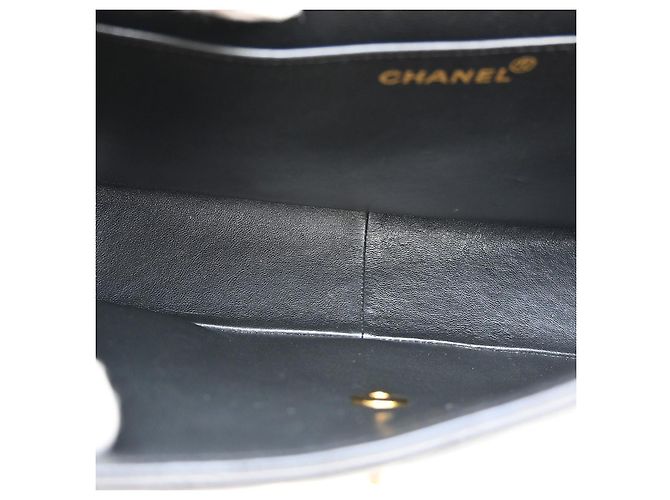 Borsa a tracolla Chanel Flap Chain in raso trapuntato Small Nero - vista 7