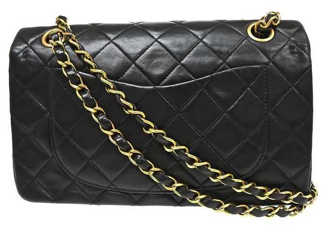 Chanel Timeless - Classic Double Flap Bag Leather 23 Nero - vista 2