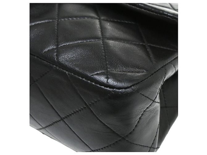Chanel Timeless - Classic Double Flap Bag Leather 23 Nero - vista 3