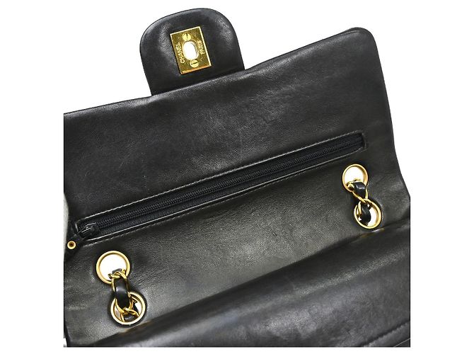 Chanel Timeless - Classic Double Flap Bag Leather 23 Nero - vista 7