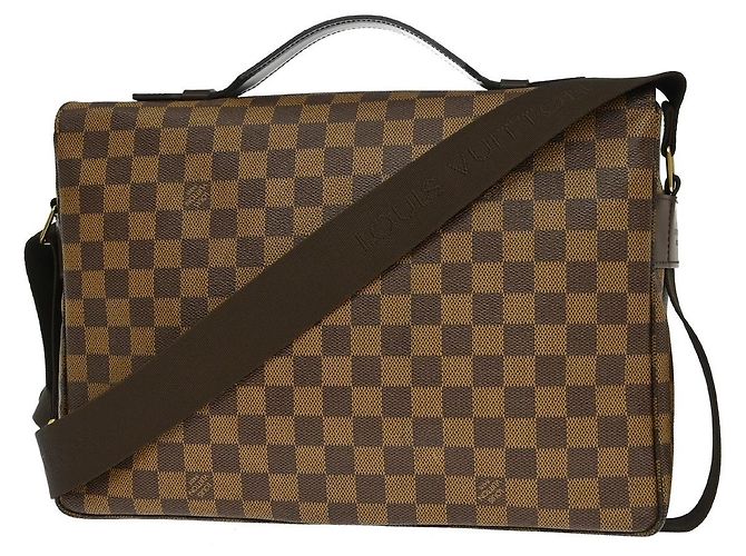 Louis Vuitton Broadway Damier Ebene Marrone - vista 2