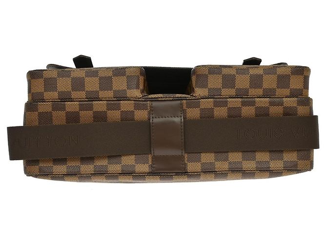Louis Vuitton Broadway Damier Ebene Marrone - vista 3