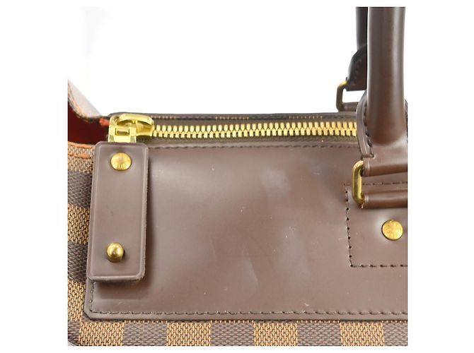 Borsa Louis Vuitton Greenwich Damier Marrone - vista 7