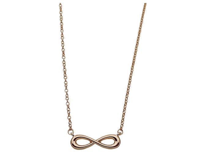 Collana Infinity in oro rosa 18K di Tiffany & Co. D'oro - vista 2