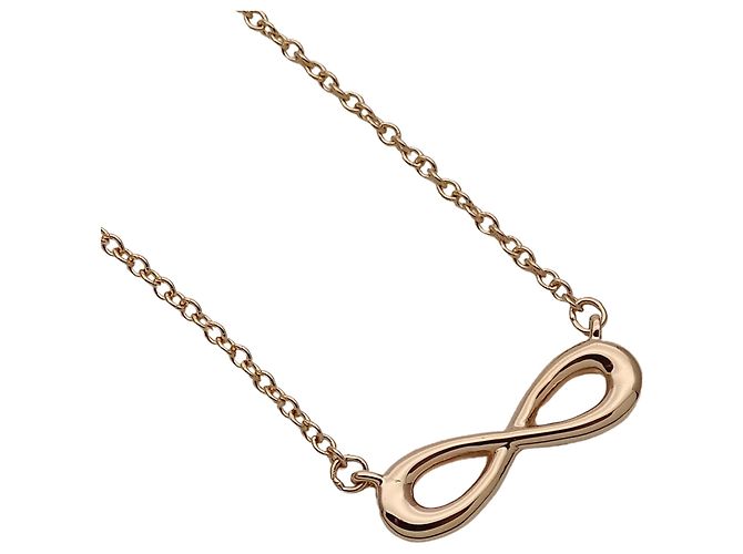 Collana Infinity in oro rosa 18K di Tiffany & Co. D'oro - vista 4