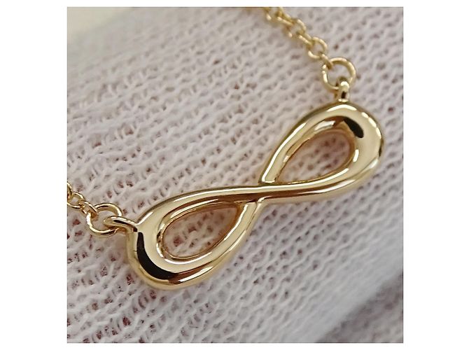 Collana Infinity in oro rosa 18K di Tiffany & Co. D'oro - vista 8