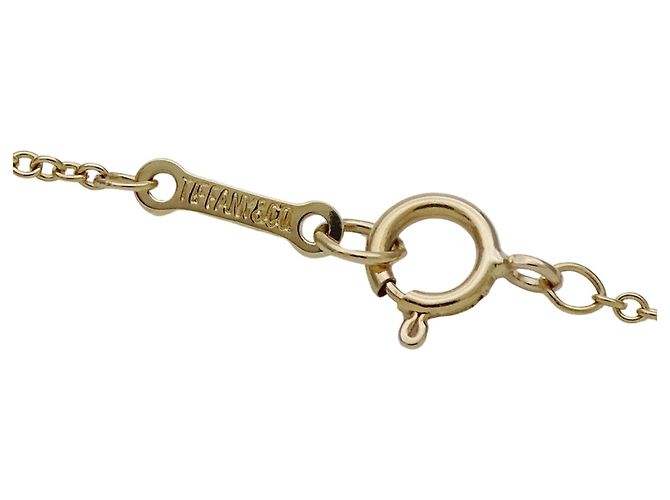 Collana Elsa Peretti Open Heart in oro giallo 18K di Tiffany & Co. D'oro - vista 5