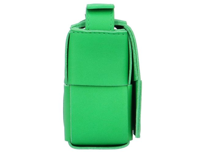 Borsa a tracolla Bottega Veneta Candy Cassette Maxi Intrecciato Verde - vista 4