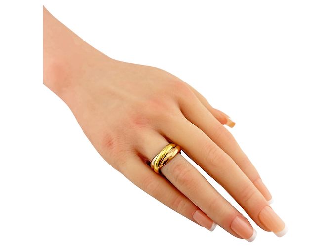 Anello Trinity di Cartier in Oro 18K Argento D'oro - vista 2