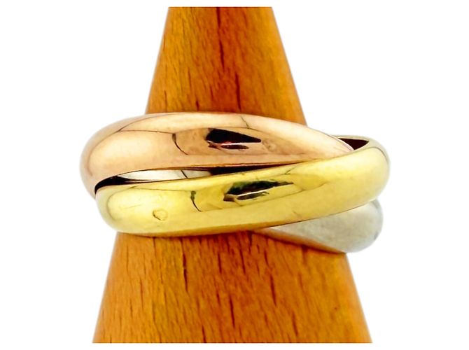 Anello Trinity di Cartier in Oro 18K Argento D'oro - vista 3