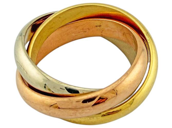 Anello Trinity di Cartier in Oro 18K Argento D'oro - vista 4