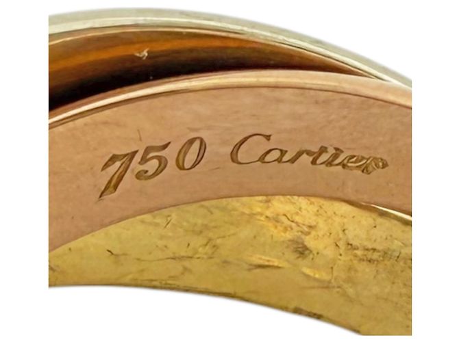 Anello Trinity di Cartier in Oro 18K Argento D'oro - vista 6