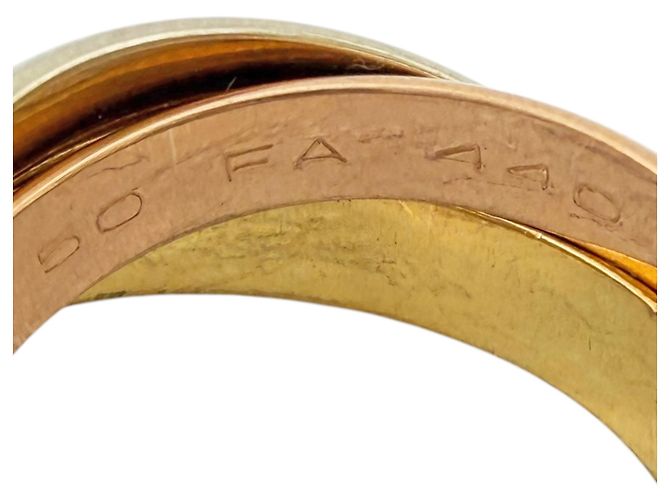 Anello Trinity di Cartier in Oro 18K Argento D'oro - vista 7