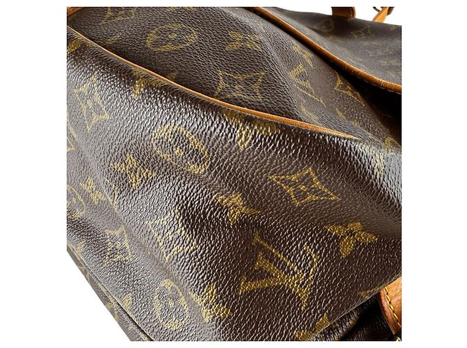 Borsa a Spalla Louis Vuitton Monogram Marrone Monogramma - vista 10