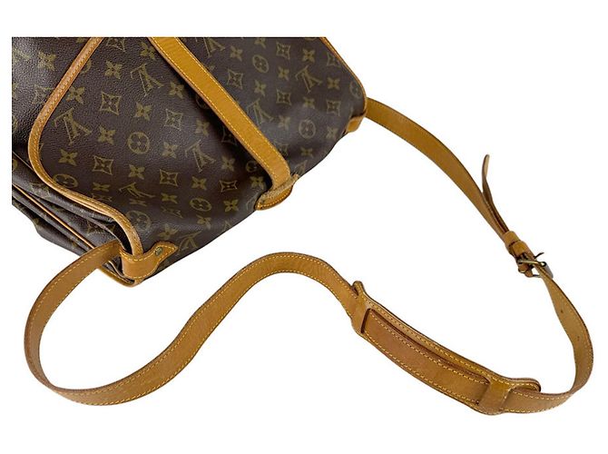 Borsa a Spalla Louis Vuitton Monogram Marrone Monogramma - vista 11