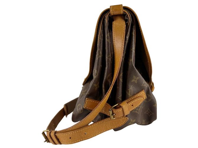 Borsa a Spalla Louis Vuitton Monogram Marrone Monogramma - vista 2