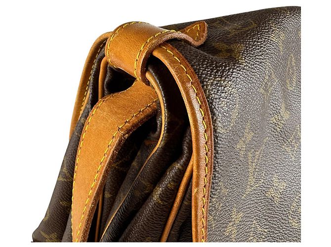 Borsa a Spalla Louis Vuitton Monogram Marrone Monogramma - vista 7
