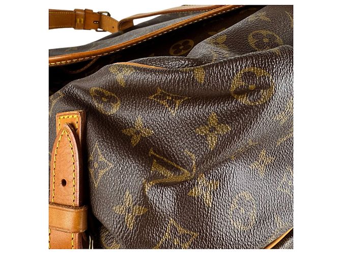 Borsa a Spalla Louis Vuitton Monogram Marrone Monogramma - vista 9