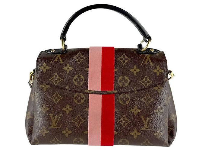 Borsa a tracolla Louis Vuitton Monogram Georges BB in tela Rosso Monogramma - vista 3