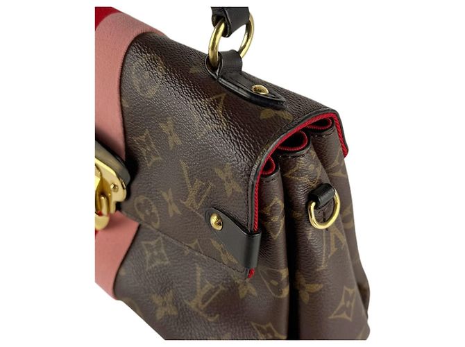 Borsa a tracolla Louis Vuitton Monogram Georges BB in tela Rosso Monogramma - vista 7